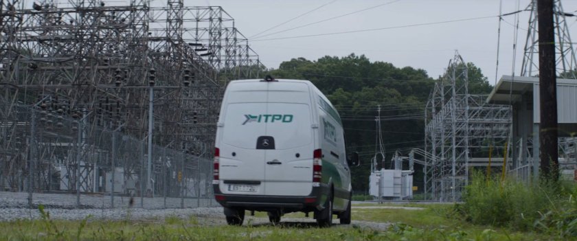 ITPD van pulling into Berlin power station.